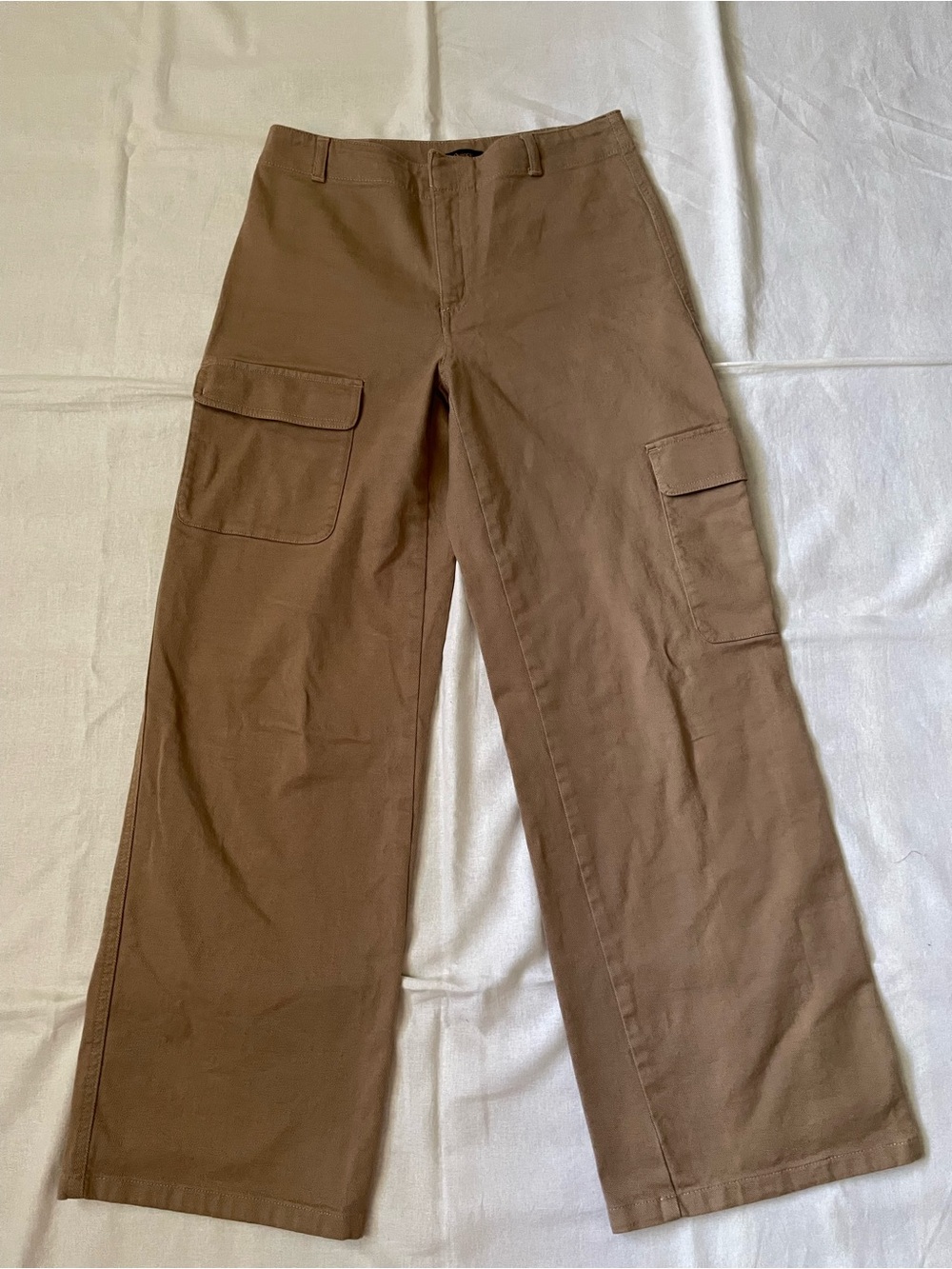 Quince cotton twill Stretch Cargo Pants in khaki